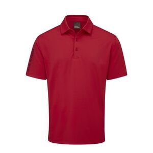 Oscar Jacobson Mens Bullock Polo Shirt / Ruby